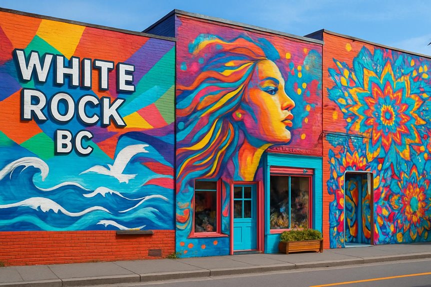 colorful street art photography kekzy White Rock BC Photo Locales Stunning Views colorful street art photography