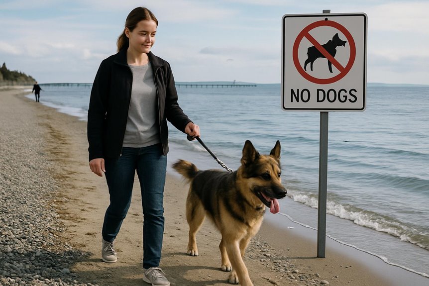 seasonal dog walking guidelines