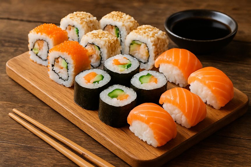 unique signature sushi rolls