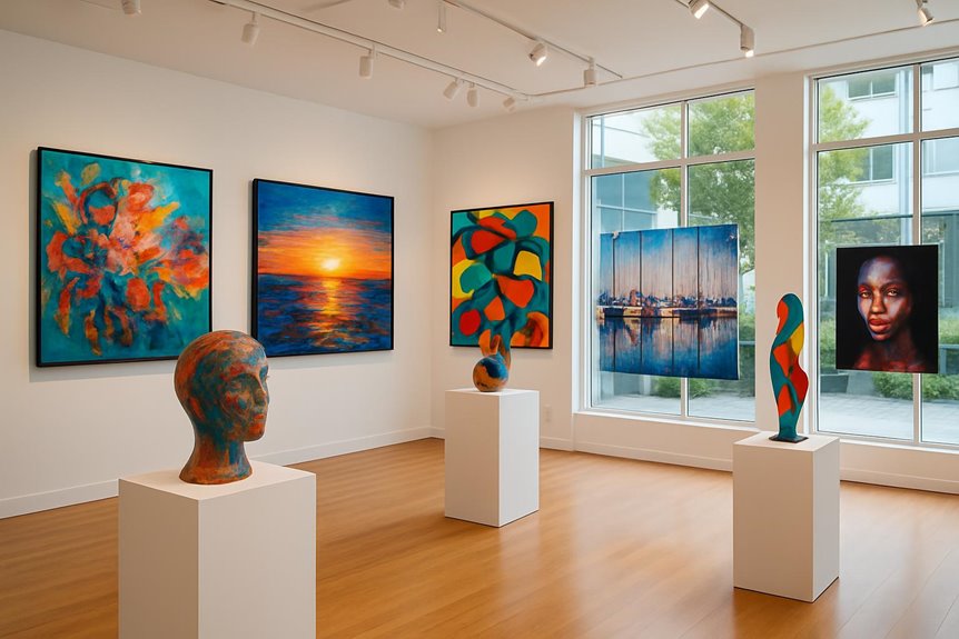 white rock art galleries