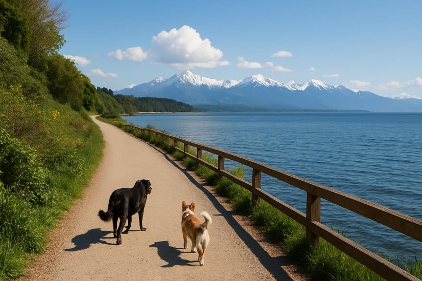 white rock dog walking routes