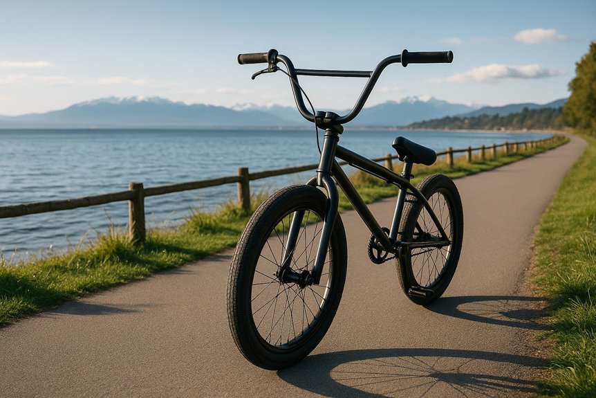 Best BMX Bike Trails in White Rock BC bmx riding coastal trails