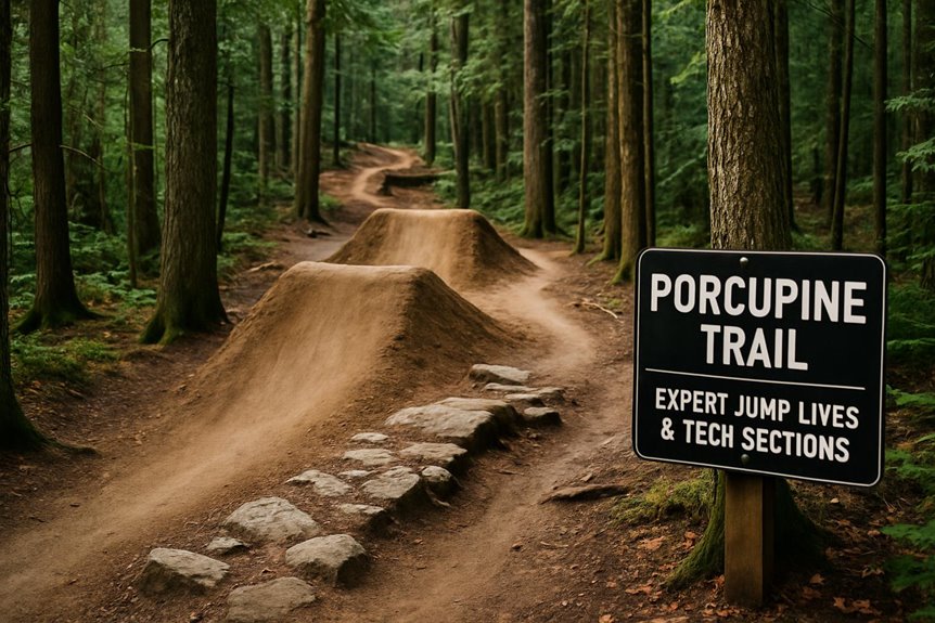 Best BMX Bike Trails in White Rock BC expert jumps technical challenges