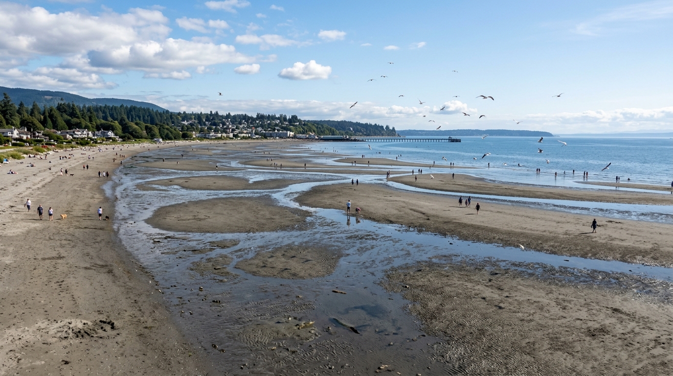 beach low tide 5e83a6d2 af92 44da 8016 43323aa09e2a Paddleboarding and Kayaking Spots Near White Rock BC