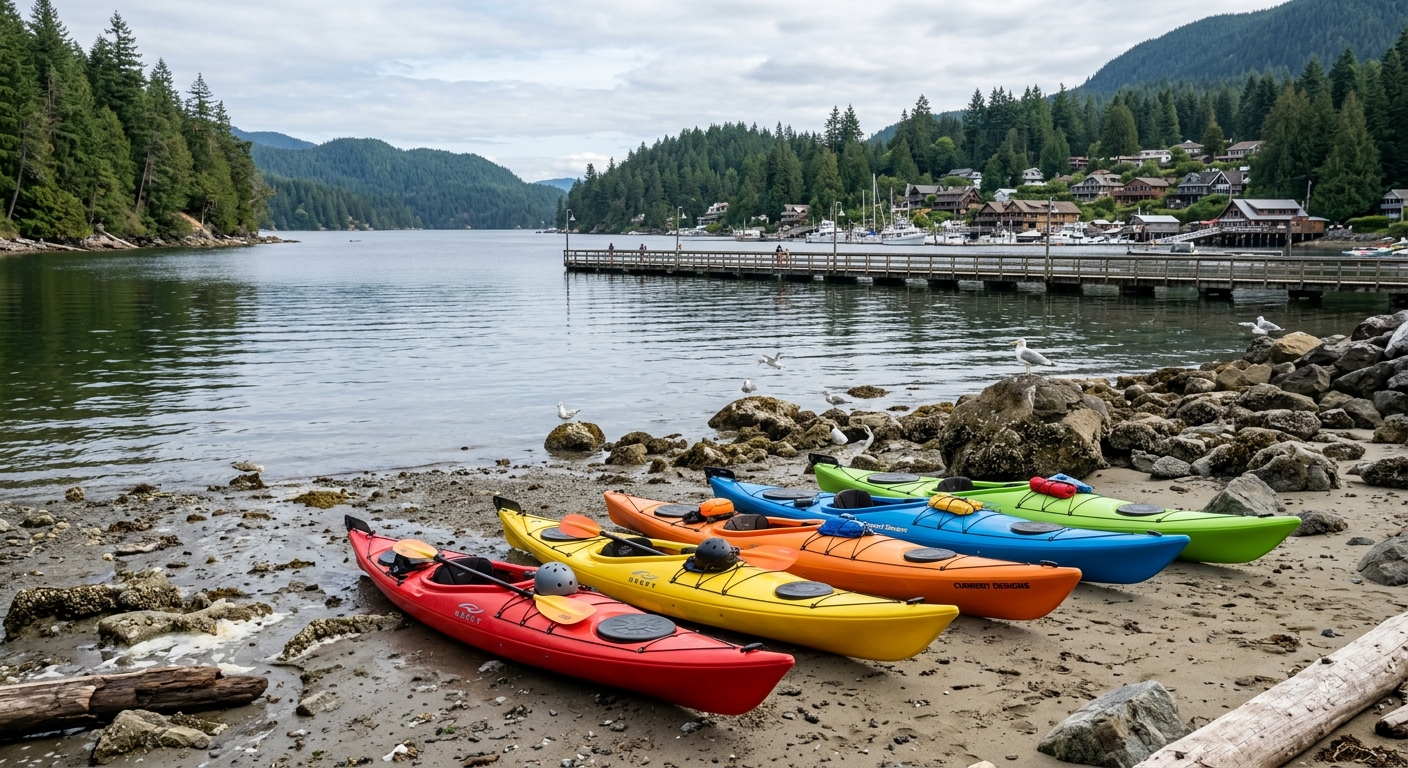 kayak beach b8238434 572b 4831 bfdd dcc07edb83a2 Paddleboarding and Kayaking Spots Near White Rock BC