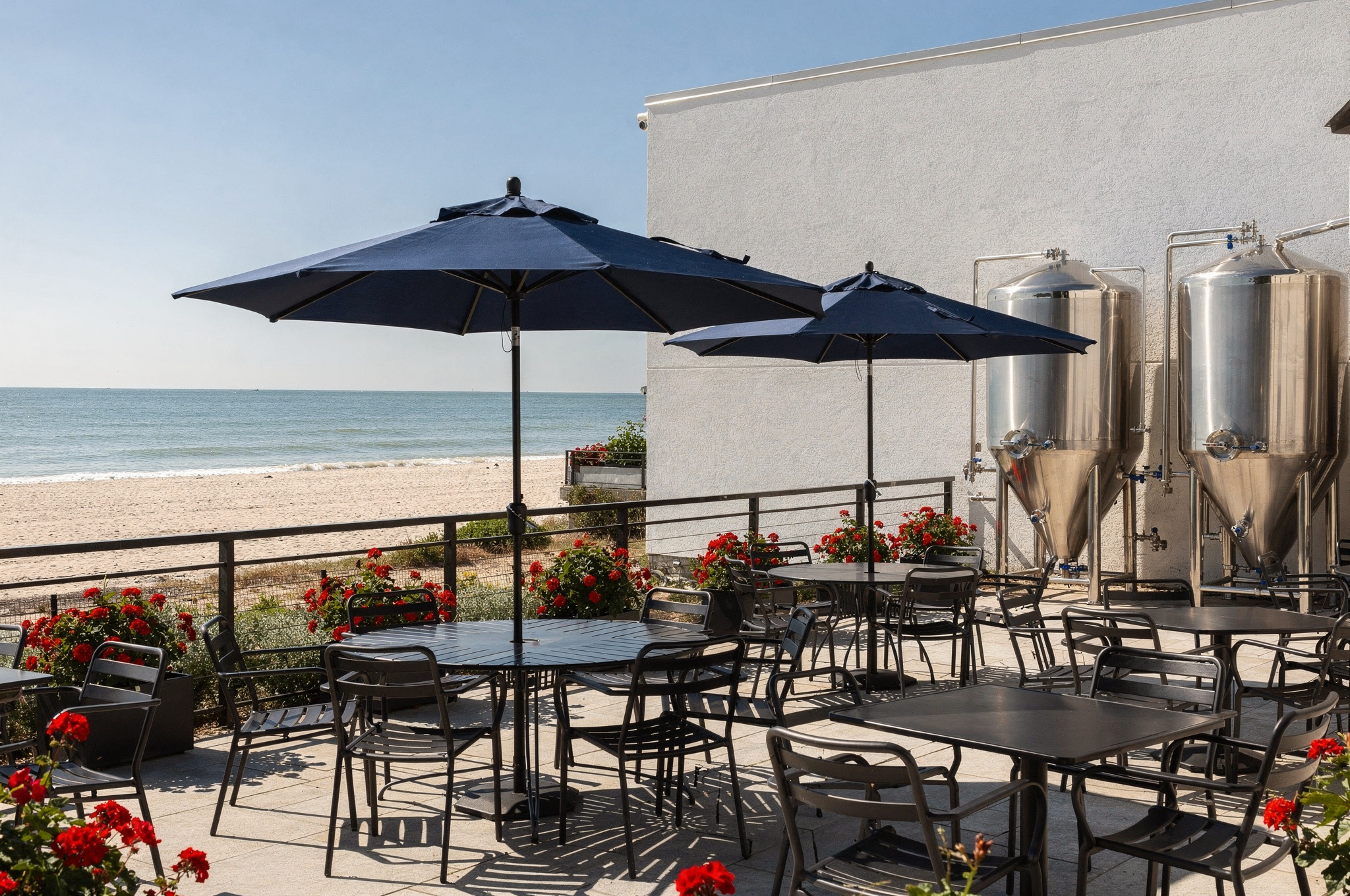beachside brewery with views v2 Top White Rock BC Craft Breweries beachside brewery patio with ocean view