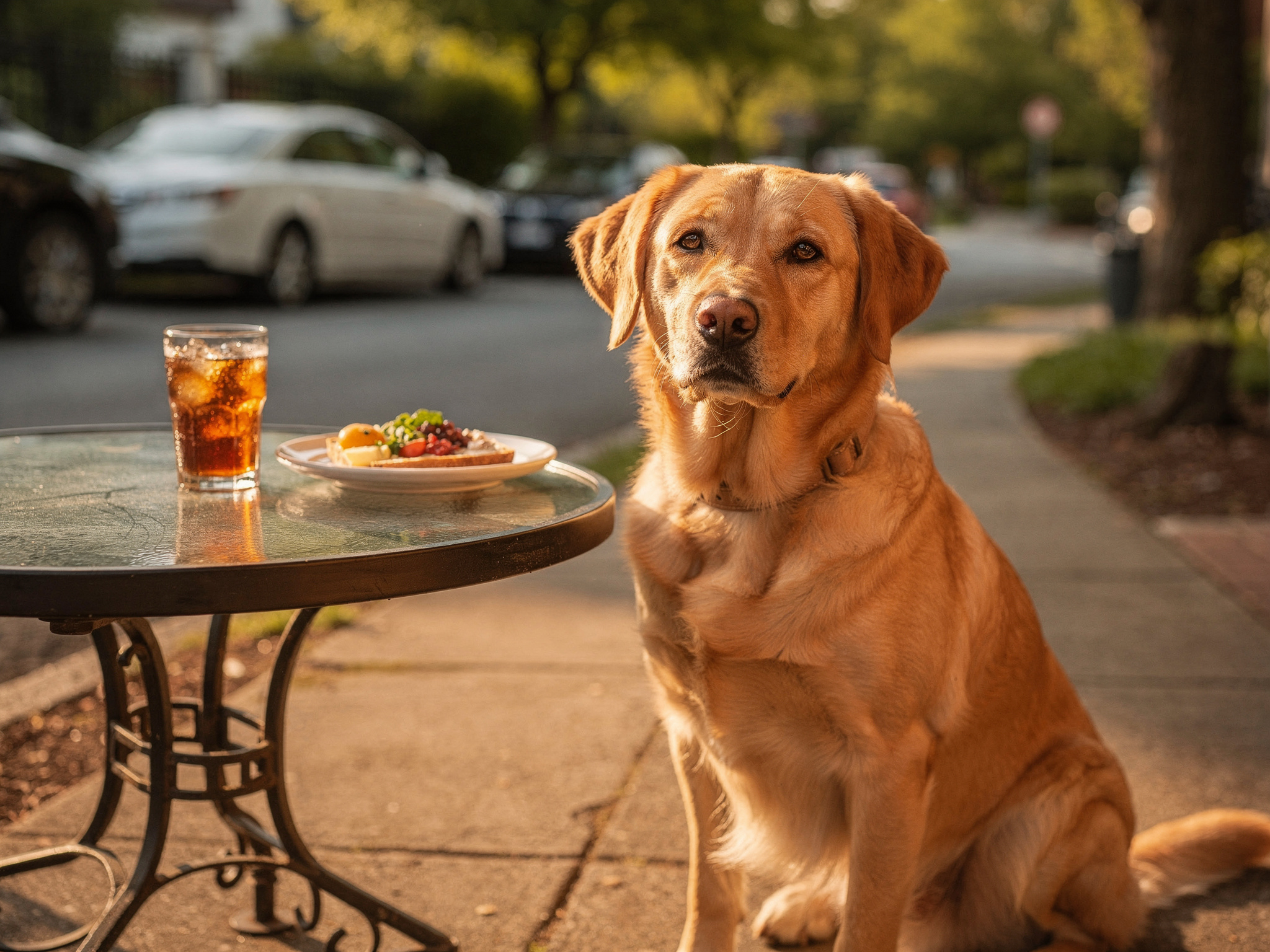 dog friendly dining options available