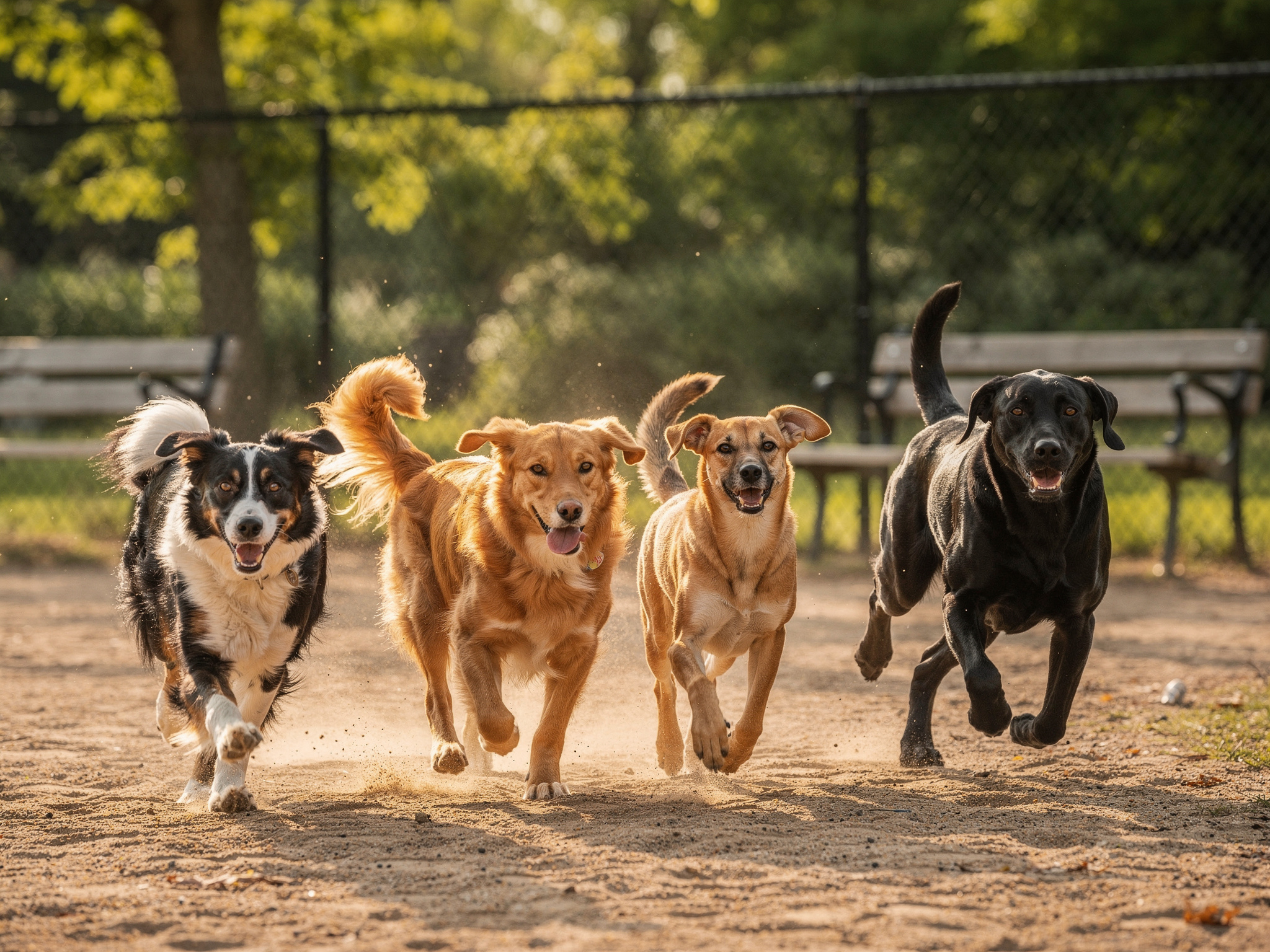 off leash dog park available