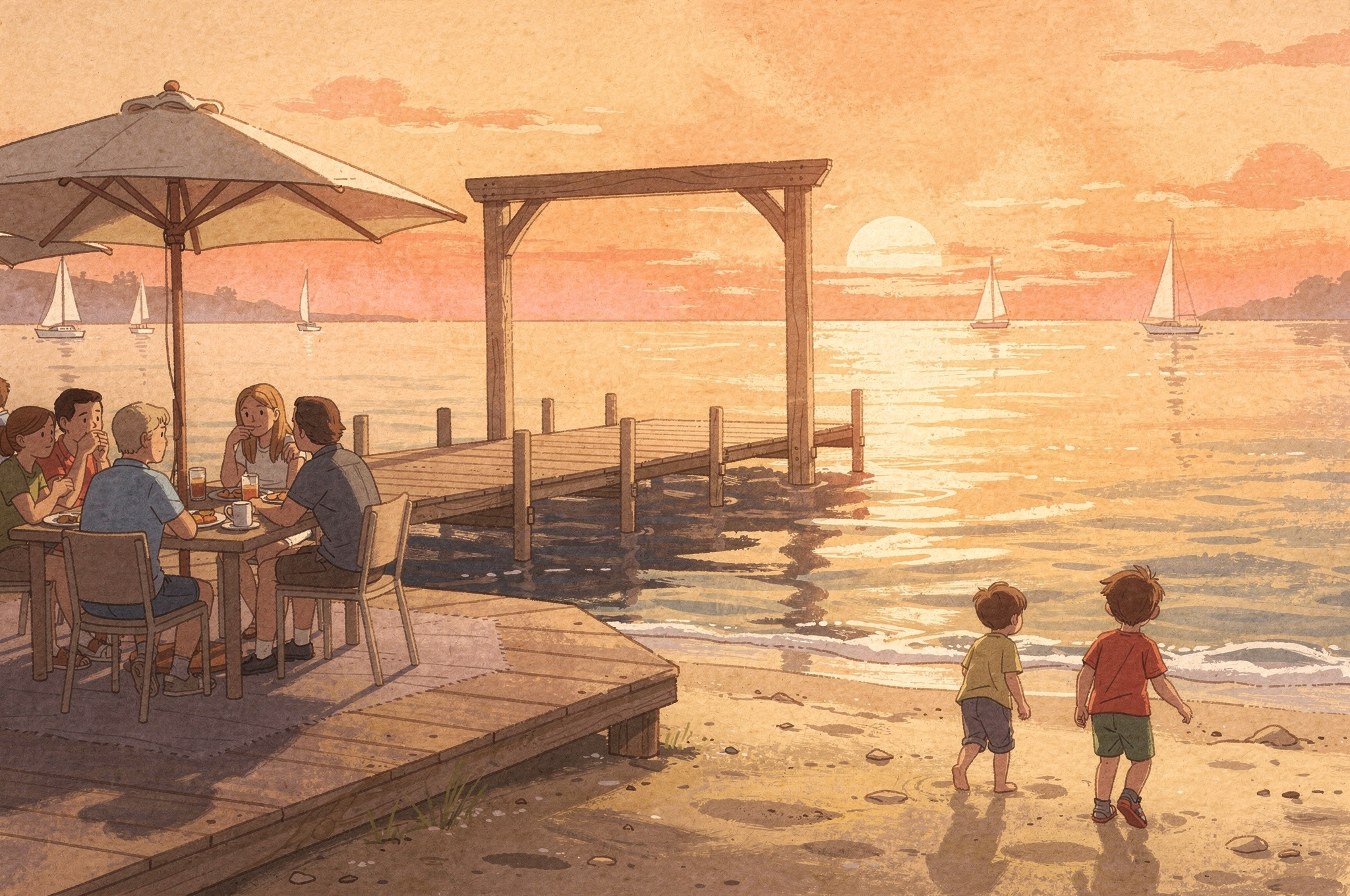waterfront dining for families v2 White Rock BC Family Dining Kids Adore waterfront dining for families