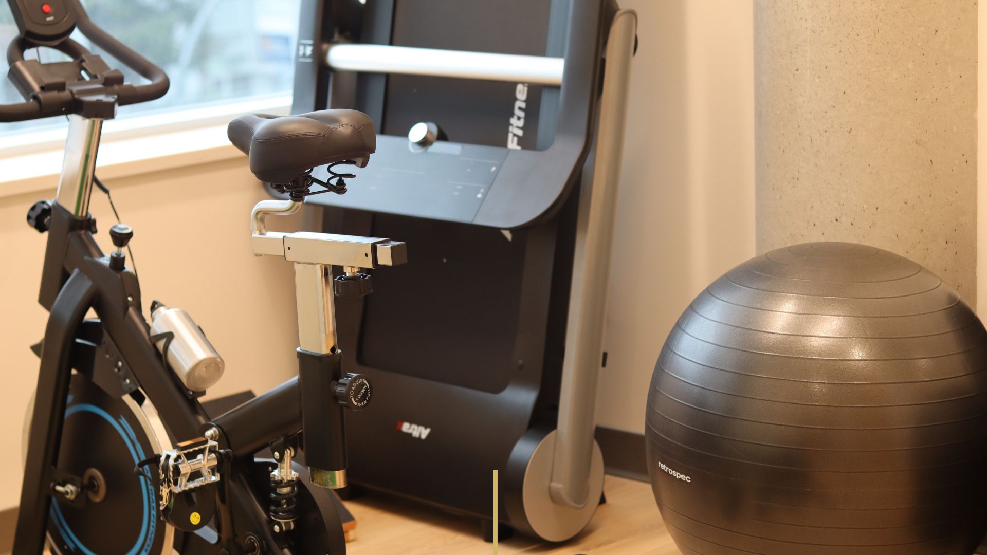 Exercise and rehabilitation equipment at Sonic Health Clinic in Langley, BC